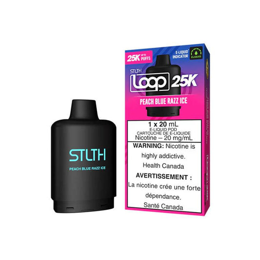 Stlth Loop 25k Peach Blue Razz Ice Pod