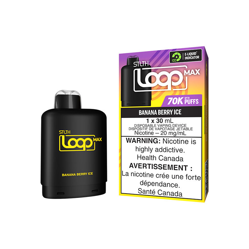 STLTH Loop Max 3 Pod Pack Banana Berry Ice 70K Pod