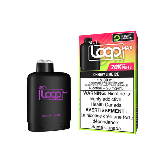 STLTH Loop Max 3 Pod Pack Cherry Lime Ice 70K Pod