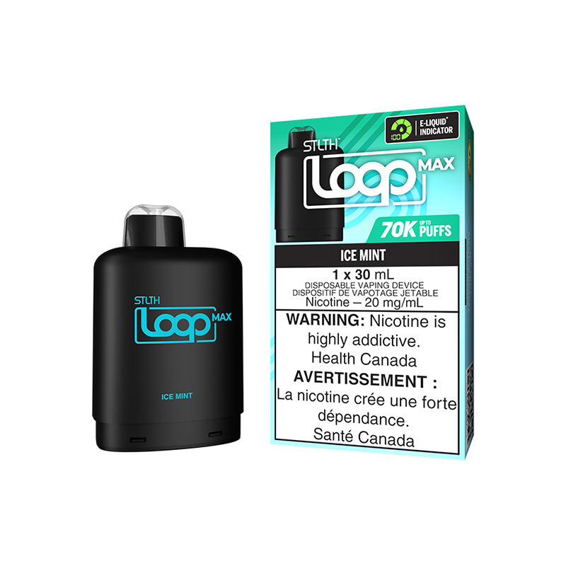 STLTH Loop Max 3 Pod Pack Ice Mint 70K Pod