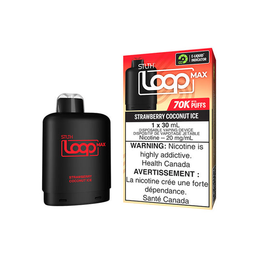 STLTH Loop Max 3 Pod Pack Strawberry Coconut Ice 70K Pod