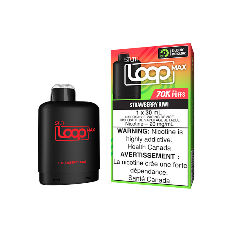 STLTH Loop Max 3 Pod Pack Strawberry Kiwi 70K Pod