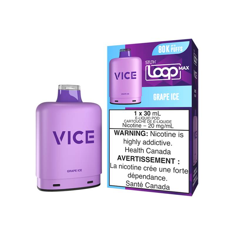 STLTH Loop Max x VICE 80K Pods - Raisin Glacé