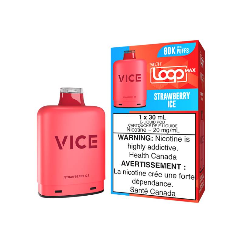STLTH Loop Max x VICE 80K Pods - Fraise Glacée