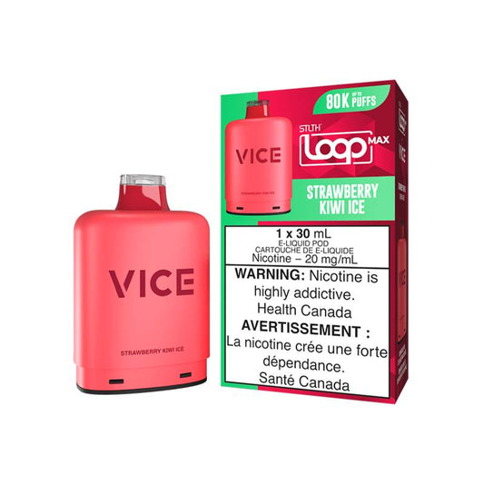 STLTH Loop Max x VICE 80K Pods - Strawberry Kiwi Ice
