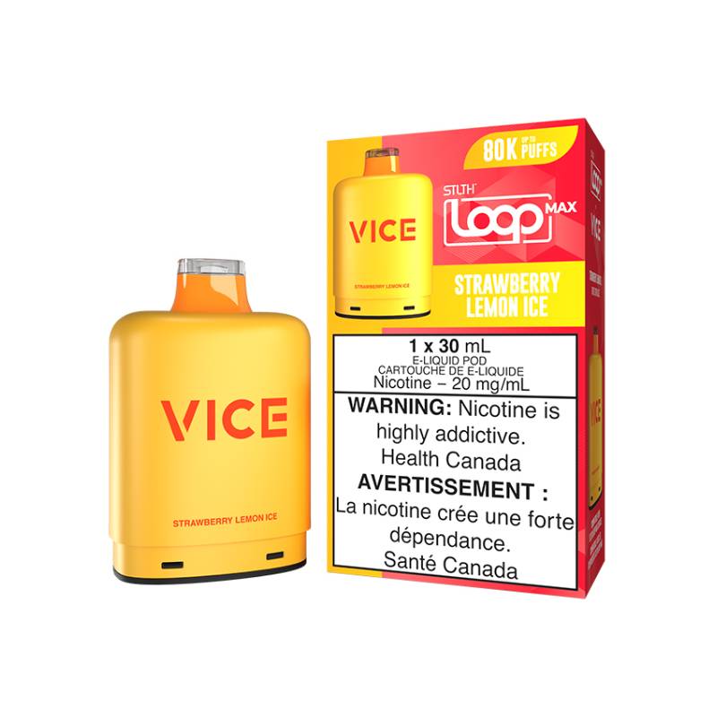 STLTH Loop Max x VICE 80K Pods - Fraise Citron Glacé