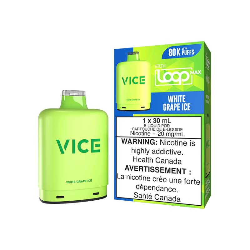 STLTH Loop Max x VICE 80K Pods - Raisin Blanc Glacé