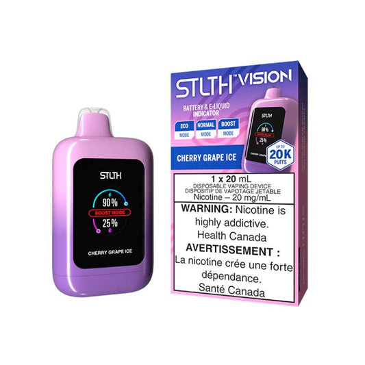 STLTH Vision Disposable Vape Cherry Grape Ice