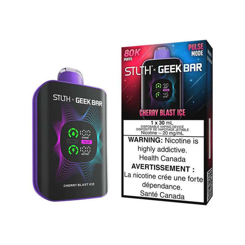 STLTH x GeekBar 80K Disposable Vape - Cherry Blast Ice