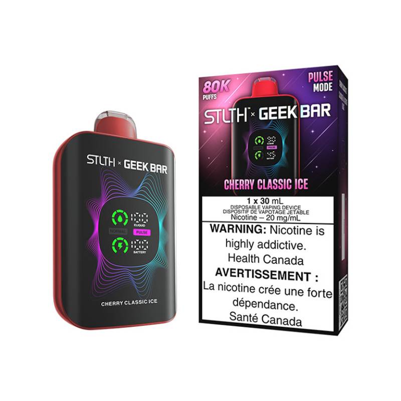 STLTH x GeekBar 80K Disposable Vape - Cherry Classic Ice