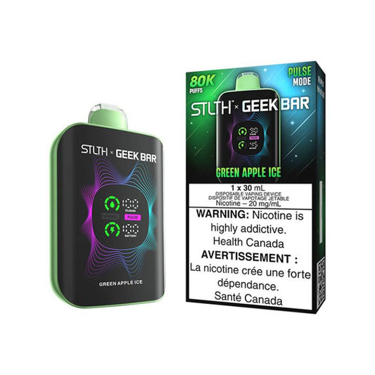 STLTH x GeekBar 80K Disposable Vape - Green Apple Ice