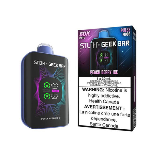 STLTH x GeekBar 80K Disposable Vape - Peach Berry Ice
