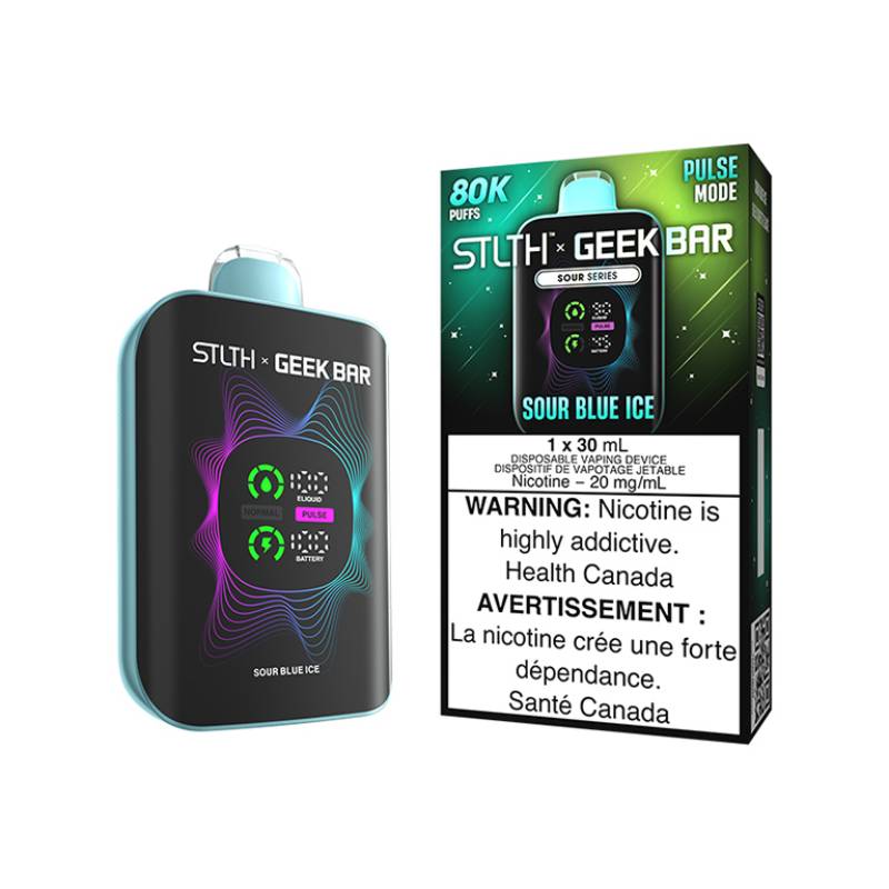 STLTH x Geek Bar 80K Disposable Vape - Sour Blue Ice