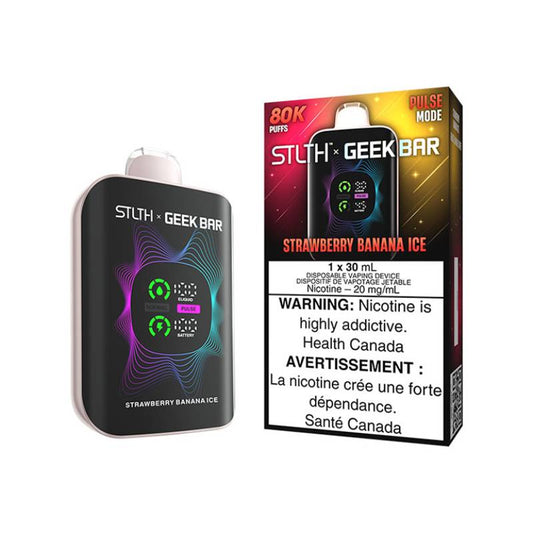 STLTH x GeekBar 80K Disposable Vape - Strawberry Banana Ice