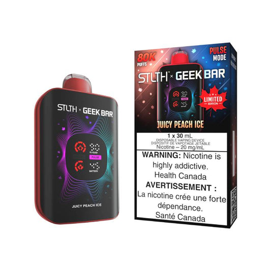 STLTH x GeekBar 80K Disposable Vape - Limited Edition Juicy Peach Ice