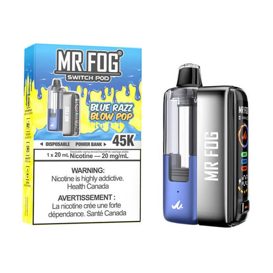 Mr Fog Switch 45K Pod Starter Kit - Blue Razz Blow Pop