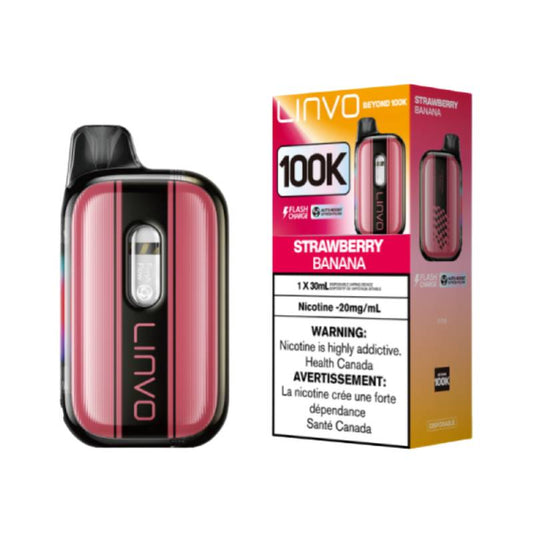 Linvo Beyond 100K - Strawberry Banana Disposable Vape