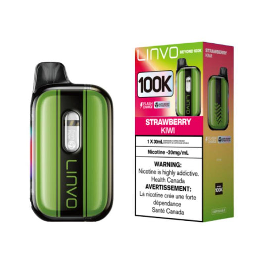 Linvo Beyond 100K - Strawberry Kiwi Disposable Vape