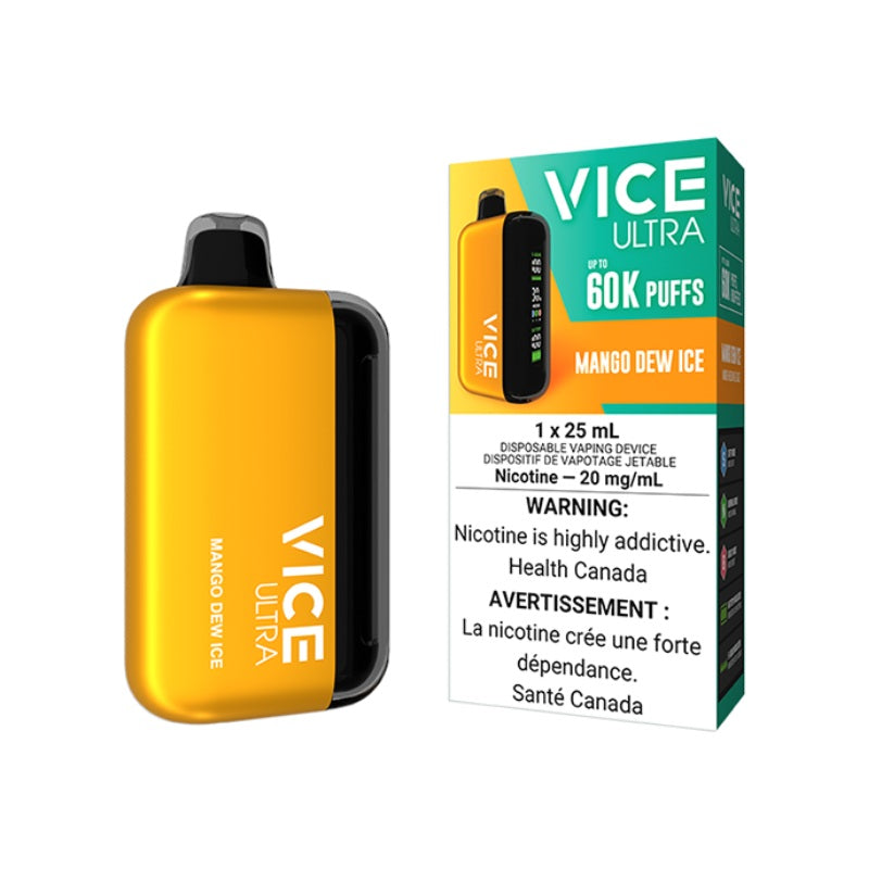 Vice Ultra 60K Mango Dew Ice Disposable Vape