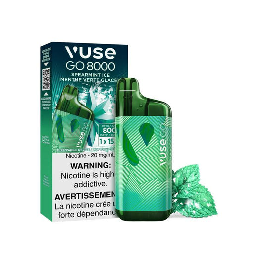 Vuse GO 8k 2.0 Disposable Vape - Spearmint Ice
