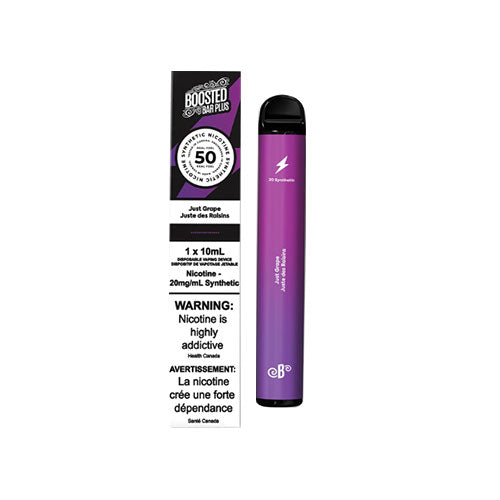 Barre de vapeur jetable Boosted Bar Plus Just Grape