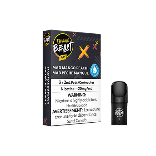 Flavour Beast Mad Mango Peach Pods