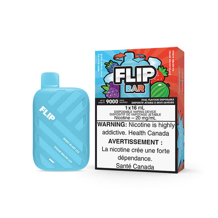 FLIP Bar Berry Blast Ice & Straw Melon Ice Disposable Vape