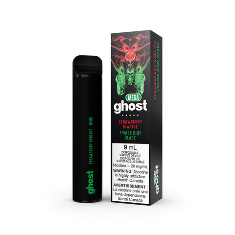 Ghost Mega Strawberry Kiwi Ice Disposable Vape – Vapeluv Online