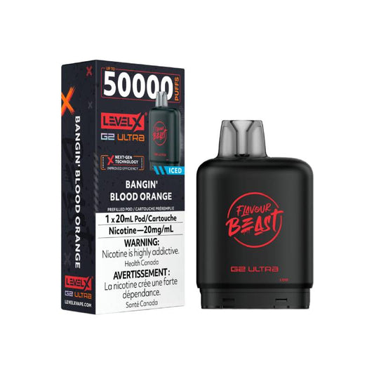 Level X Flavour Beast G2 Ultra Pod 50K - Bangin' Blood Orange