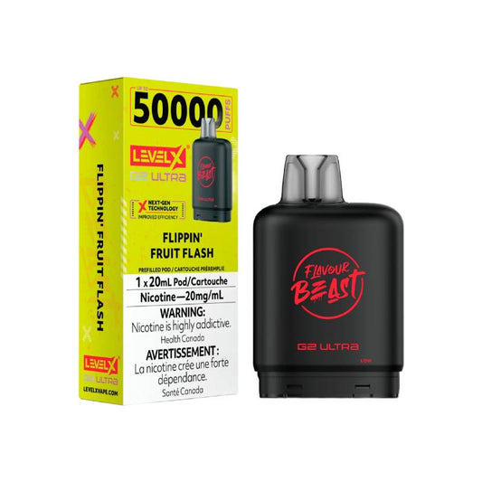 Level X Flavour Beast G2 Ultra Pod 50K - Flippin' Fruit Flash