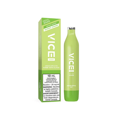 Vice Vape 5500 Green Apple Ice Disposable Vape