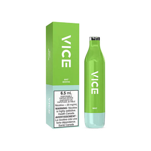 Vape jetable Vice 2500 à la menthe